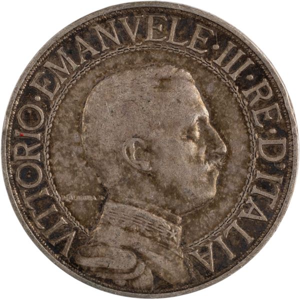 Italy 1908 R Silver 2 Lire
