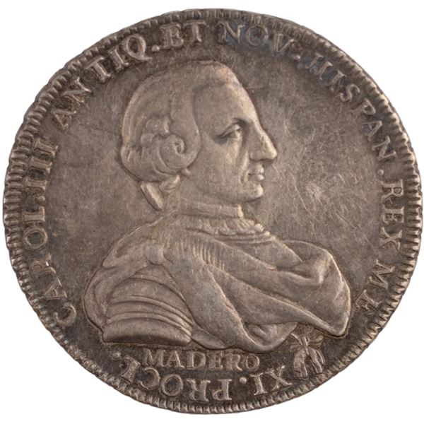 Mexico 1760 Silver Proclamation of Charles III