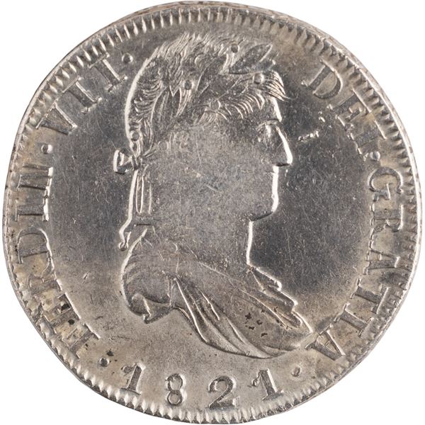 Mexico 1821 Zs RG Silver 8 Reales