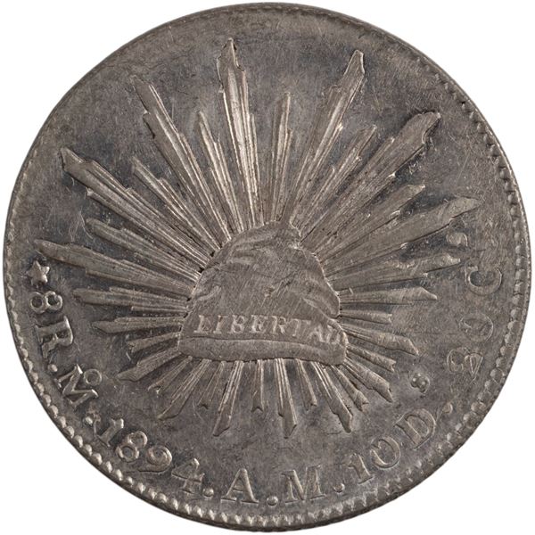 Mexico 1894 Mo AM Silver 8 Reales