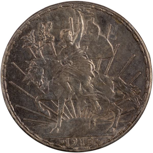 Mexico 1913/2 Silver 1 Peso Caballito