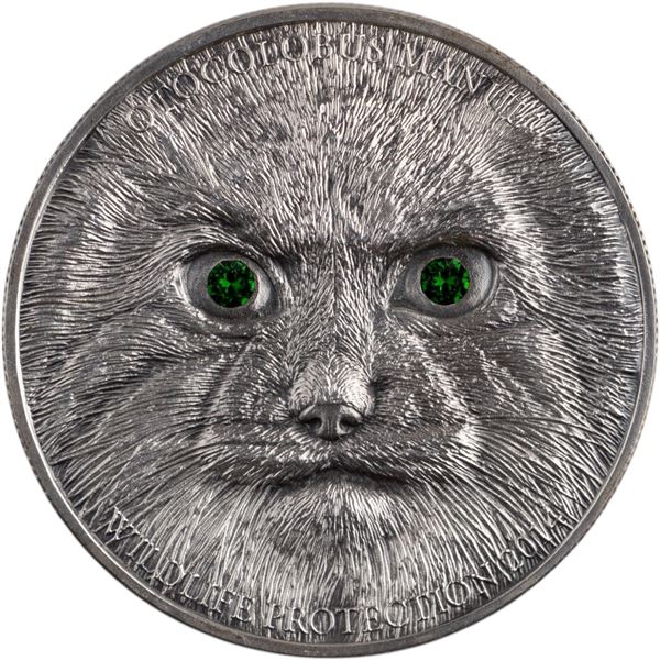 Mongolia 2014 500 Terper Wild Life Protection Silver Coin