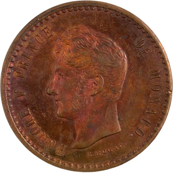 Monaco 1838 MC 5 Centimes