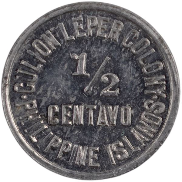 Philippines 1913 Culion 1/2 Centavo