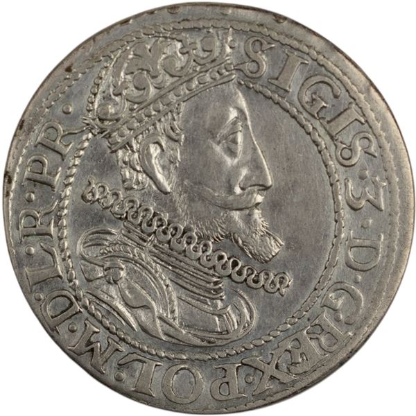 Poland 1615 Danzig Silver 1/4 Thaler (Ort)