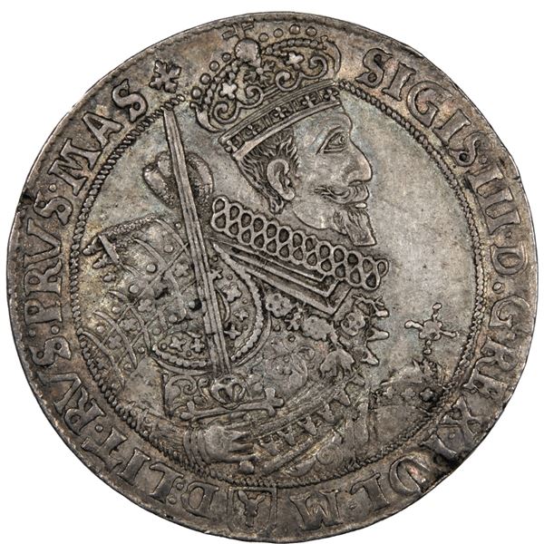 Poland 1628 Talar, Zygmunt III Waza, Bydgoszcz, Double Struck