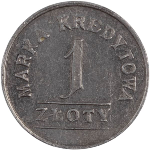 Poland 1916 Marka Kredytowa 1 Złoty Military Coin