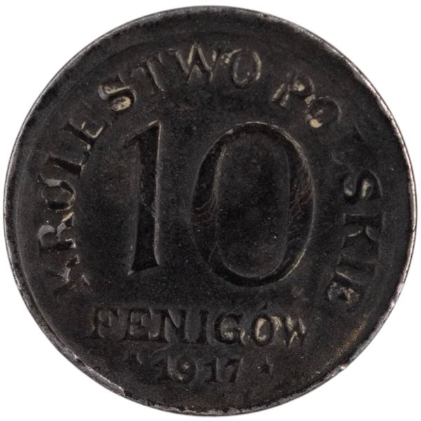 Poland 1917 FF 10 Fenigow