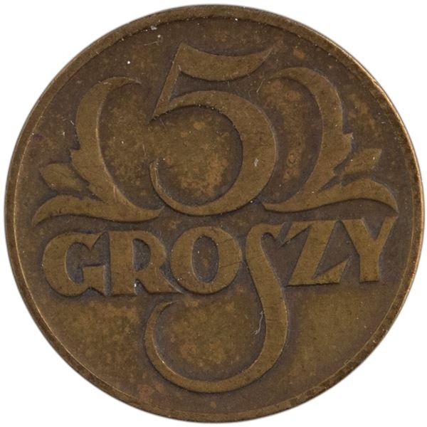 Poland 1923 5 Groszy