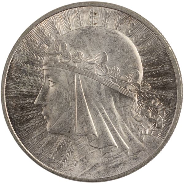 Poland 1932 Silver 10 Złotych