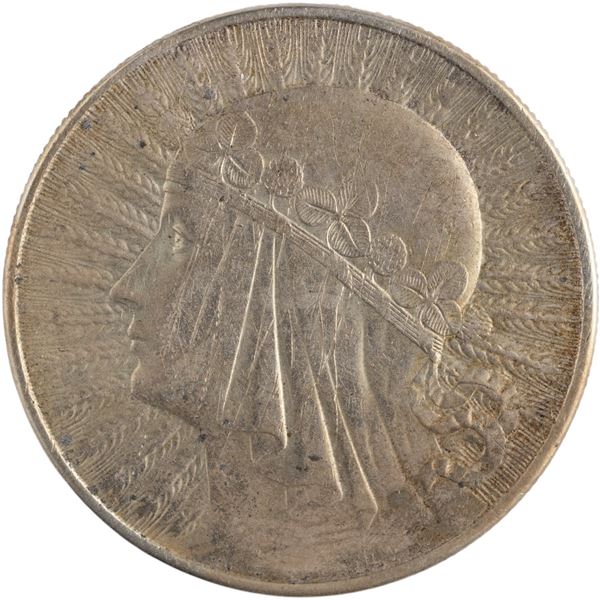 Poland 1933 Silver 10 Złotych Warsaw Mint
