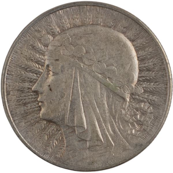 Poland 1933 Silver 5 Złotych
