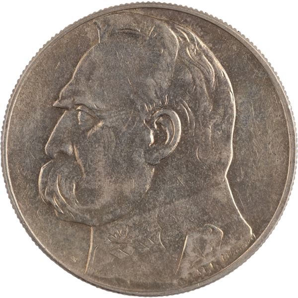 Poland 1934 Silver 10 Złotych Józef Piłsudski