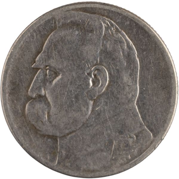 Poland 1934 Silver 2 Złote Józef Piłsudski