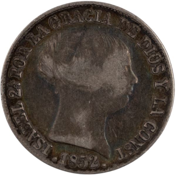 Spain 1852 Silver 4 Reales