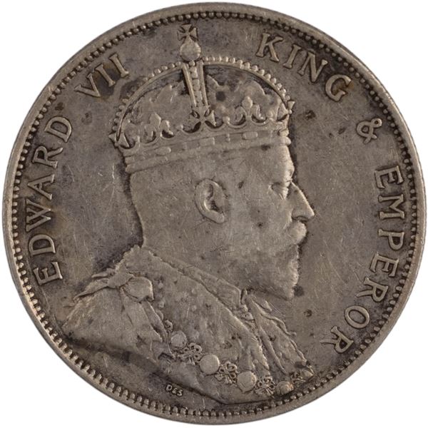 Straits Settlements 1903 Silver 50 Cents