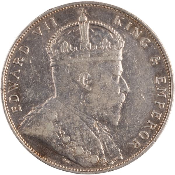 Straits Settlements 1907 Silver 1 Dollar