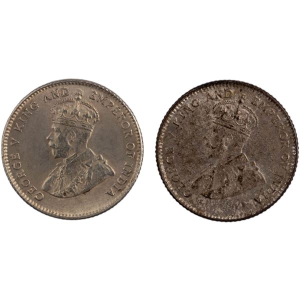 Straits Settlements 1926 & 1927 Silver 10 Cents (2 Pieces)