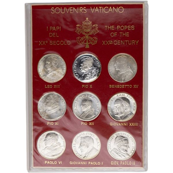 Vatican 1900-2000 Medals The Popes of The XX Century