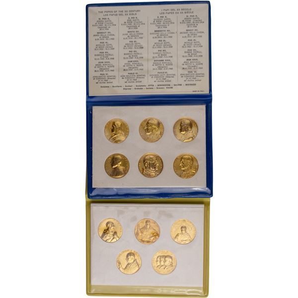 Vatican 1900-2000 Medals The Popes of The XX Century