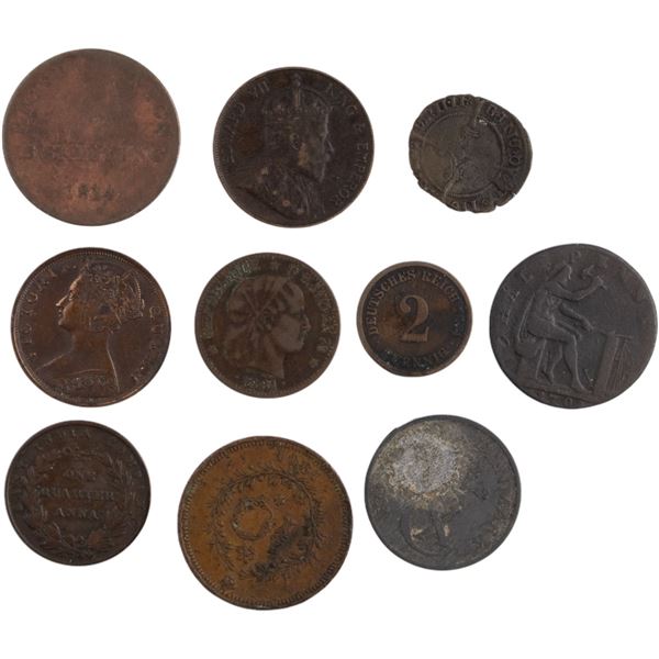 World Mixed Haiti, Azores, Hong Kong Etc. (10 Pieces)