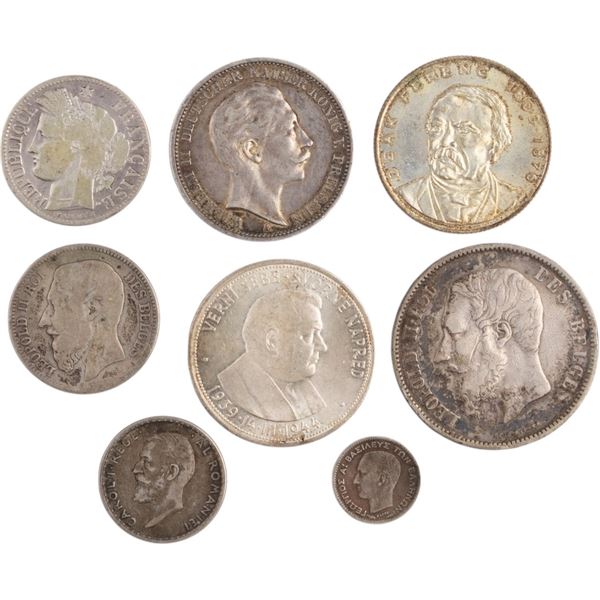 World Mixed Lots Romania, France, Germany 1867-1944 (8 Pieces)