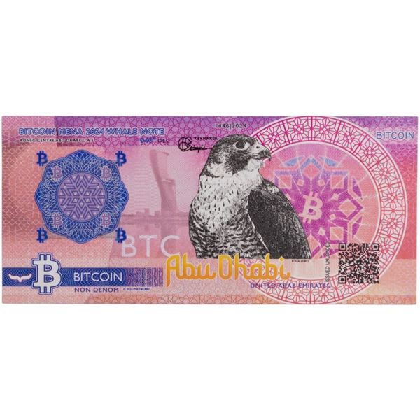 Cryptocurrency Polymerbit Ltd. Bitcoin MENA 2024 Whale Note Unloaded Abu Dhabi