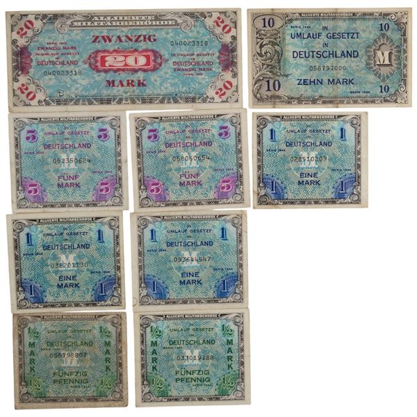 Germany 1944 (9 Pieces)