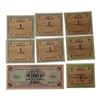 Image 1 : Italy 1943 Banknote Lot (8 Pieces)