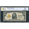 Image 1 : 1928 $50 Gold Certificate PCGS 25