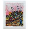 Image 1 : Vincent Van Gogh THATCHED COTTAGES Estate Signed Limited Edition Giclee