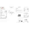 Image 5 : 14KT White Gold 1.23ct F Color Lab Diamond Ring