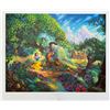 Image 1 : Tom duBois SNOW WHITE MAGICAL FOREST Hand Signed Limited Edition Lithograph