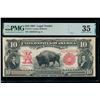 Image 1 : 1901 $10 Bison Legal Tender Note PMG 35