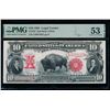 Image 1 : 1901 $10 Bison Legal Tender Note PMG 53