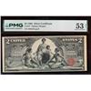 Image 1 : 1896 $2 Educational Silver Certificate PMG 53NET