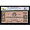 Image 1 : 1863 $2 T-61 Confederate PCGS 63