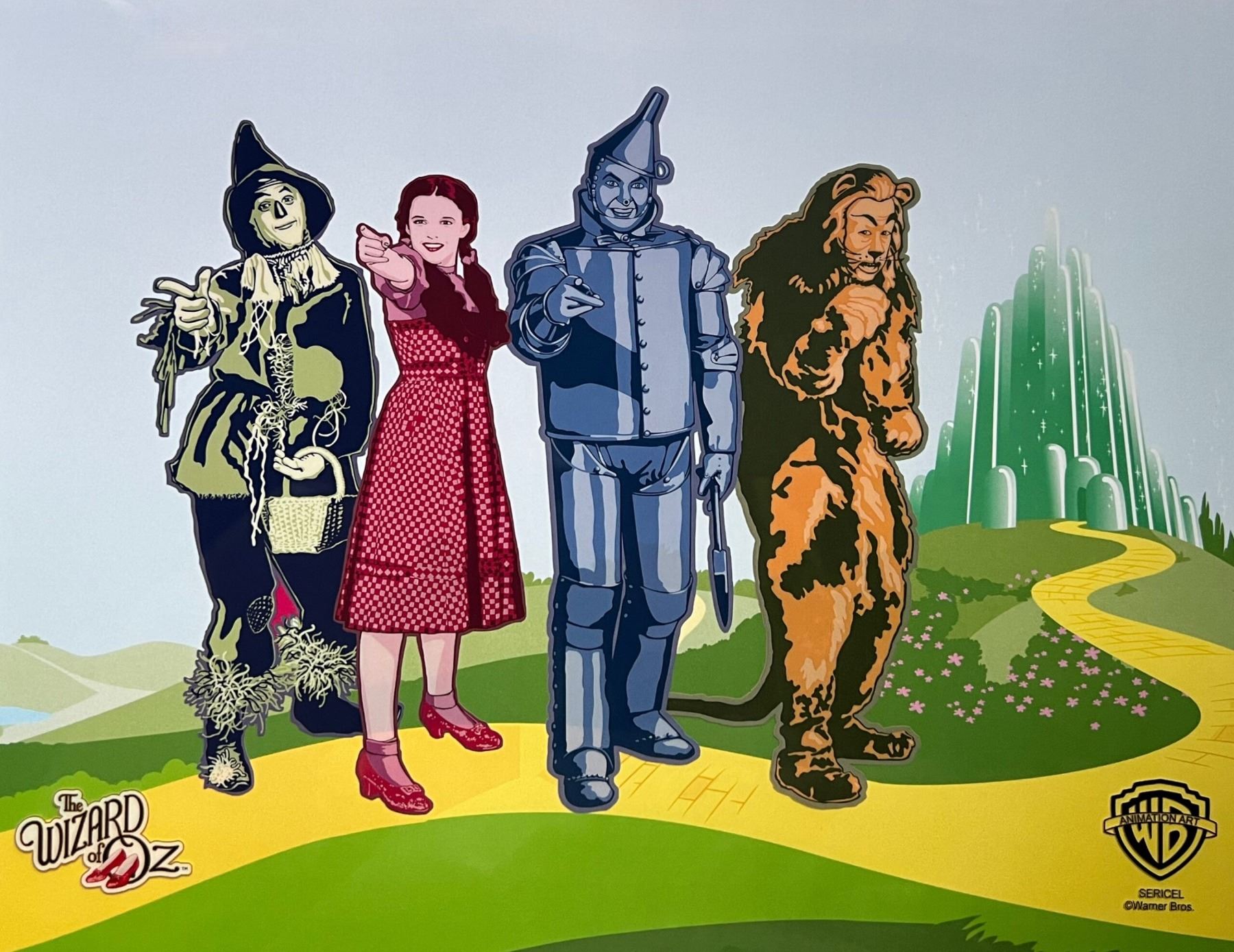 THE WIZARD OF OZ Limited Edition Sericel Warner Bros Animation Art