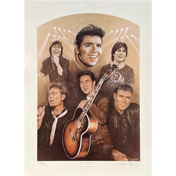 Stephen Doig Cliff Richard ONCE IN EVERY LIFETIME Hand Signed Lithograph