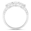 Image 2 : 14KT White Gold 1.50ctw Lab Diamond Ring