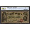 Image 1 : 1863 $5 Legal Tender Note PCGS 12