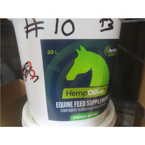 Hemp Olive Equine Feed Supplement 20 L – Qty 3