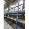 Image 4 : Pallet Racking 48" Deep:  13 Uppers 10 ft and 12 ft, 48 Side Rails with Wood Shelves.  Product Not