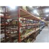 Image 1 : Pallet Racking 48" Deep:  5 Uppers 8 ft, 18 Side Rails with Wood Shelving. Product Not Included.