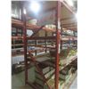 Image 2 : Pallet Racking 48" Deep:  5 Uppers 8 ft, 18 Side Rails with Wood Shelving. Product Not Included.