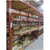Image 3 : Pallet Racking 48" Deep:  5 Uppers 8 ft, 18 Side Rails with Wood Shelving. Product Not Included.