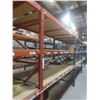 Image 4 : Pallet Racking 48" Deep:  5 Uppers 8 ft, 18 Side Rails with Wood Shelving. Product Not Included.