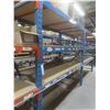 Image 5 : Pallet Racking 48" Deep:  5 Uppers 8 ft, 18 Side Rails with Wood Shelving. Product Not Included.