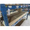 Image 7 : Pallet Racking 48" Deep:  5 Uppers 8 ft, 18 Side Rails with Wood Shelving. Product Not Included.