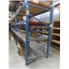 Image 2 : Pallet Racking 48" Deep:  5 Uppers 8 ft, 24 Side Rails with Wood Shelving.  Product Not Included.